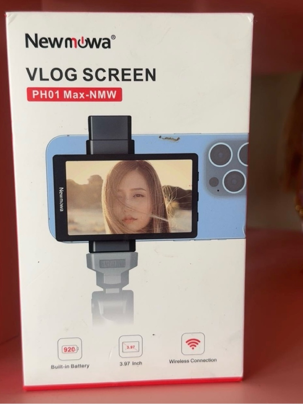 Blue Vlog Screen PH01 Max-NMW - Portable Smartphone Vlog Monitor
